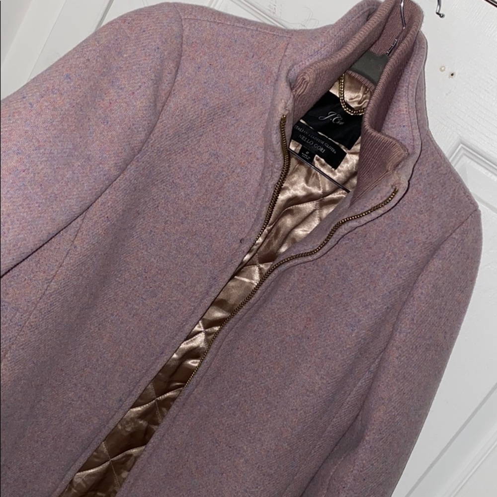 J.crew wool/stadium cloth coat
